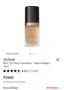 Too Faced Foundation