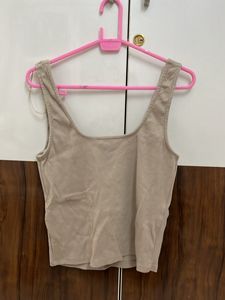Zara fitted sleeveless top