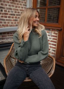 NEXT IMPORTED Green Turtleneck Sweater