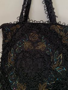 Medium Beatrice cordonetto lace bag