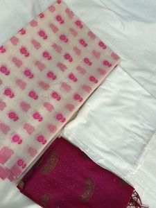 Banarasi Pink Suit