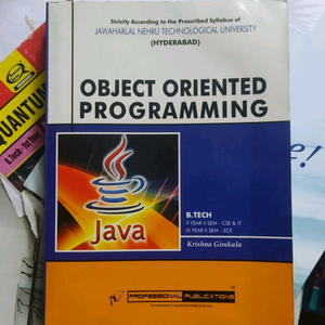 Object oriented programming in Java Coding Programming Book
