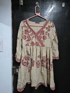 Floral Print Tunic Top