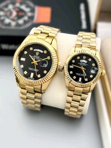 ROLEX COUPLE WATCH DAY DATE WORKING PREMIUM QUALIT