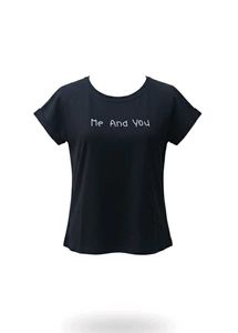 Black 'Me And You' T-Shirt