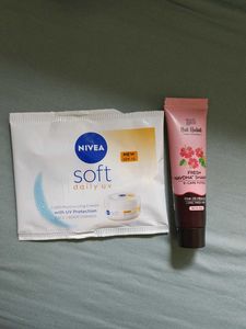 Nivea Daily UV Cream + Nat Habit Shampoo