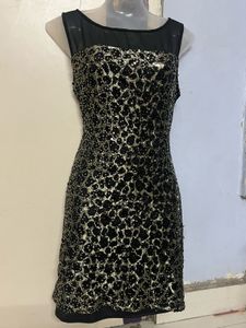 Pintrest Glitter Sparkly Midi Party Dress