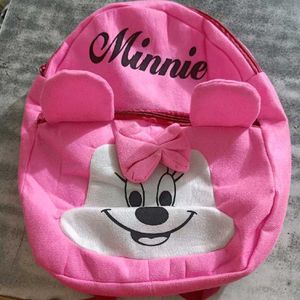 Minnie Mouse Plush Backpack For School 🎒