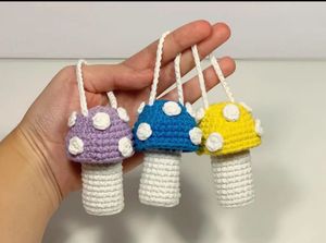 Bagcharm || Lipstick/note Pouch || Crochet
