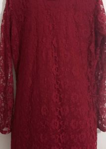 Two Maroon Dresses