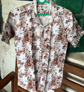 Boys Formal Floral Shirt