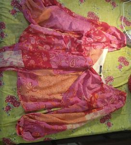 Floral Print Tie-Front Top