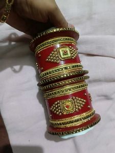 Red &amp; Gold Bridal Chura