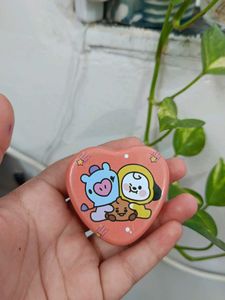 BT21 Heart Shape Tin Trinket