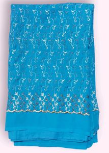 Pretty Blue Color Saree With Blouse