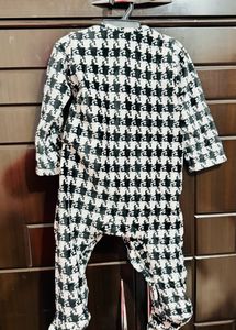 Black White Romper