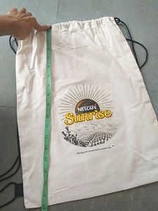 Cotton Drawstring Bagpack Combo