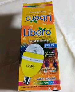 LED Multi Colour Rotating  Magic Disco Bulb