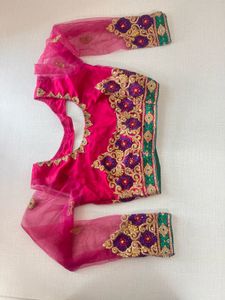 Pink Embroidered Lehenga Choli