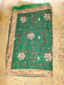 Green Floral Saree