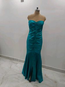 Elegant Teal Gown