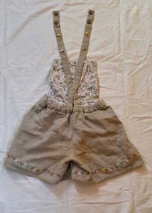 Floral Embroidered Baby Romper
