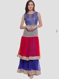Full Flaired Ruffle Gown
