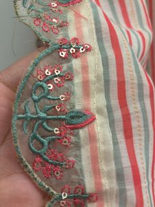 Gorgeous Cotton Blend Striped Dupatta