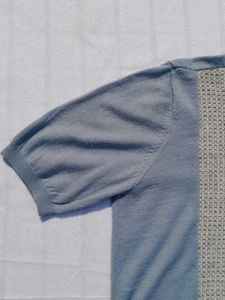 Light Blue Fine Knit T Shirt
