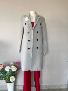 Gray Double-Breasted coats .NO NEGOTIATIONS