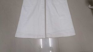White Flared Long Jeans
