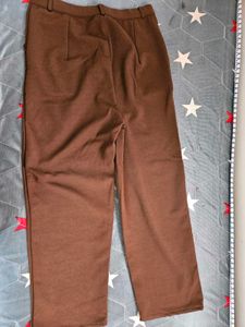 Brown Straight Leg Pants