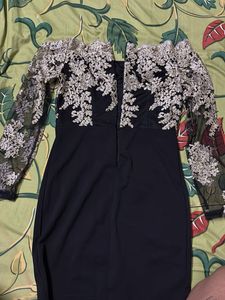 Black &amp; Gold Party Dress