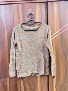 Brown Knit Sweater