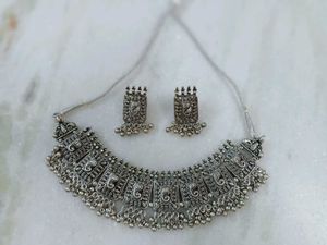 BRAND NEW OXIDISED NECKLACE SET