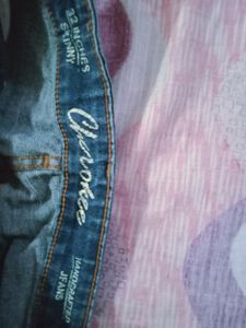 Its A Denim Dark Blue Jeans Of Cheerokee Lootprice