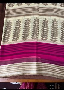 2 Saree combo Pink And Red