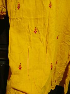 Rangmanch Yellow Embroidered Tunic
