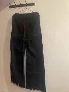 ZARA Wide leg black jeans
