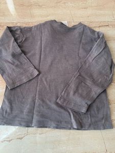 Grey Full sleeve H&amp;M And  Wotnot Tshirt 12-18month