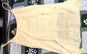 Yellow Crop Top