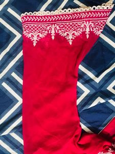 Pink Embroidered Kurti Pakistani Style