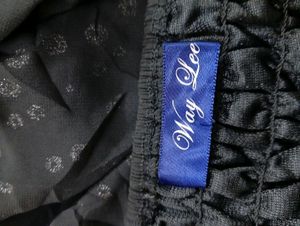 BLACK PEPLUM