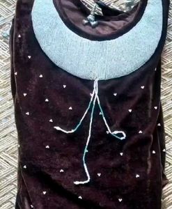 New Stayle Beautiful Hand Zari Work Moti Wor