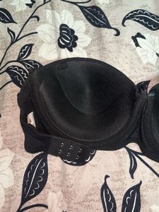 Black Strapless Bra