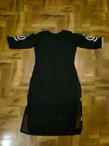 Elegant Black Kurta with pants