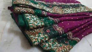 Very Heavy Work Saree