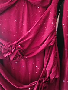 Bodycon Maroon Dress