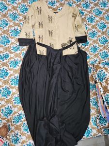 A Beautiful Dhoti Style Dress Co Ord Set