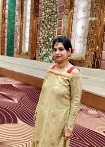 Off shoulder Glittery Golden Partywear Kurti